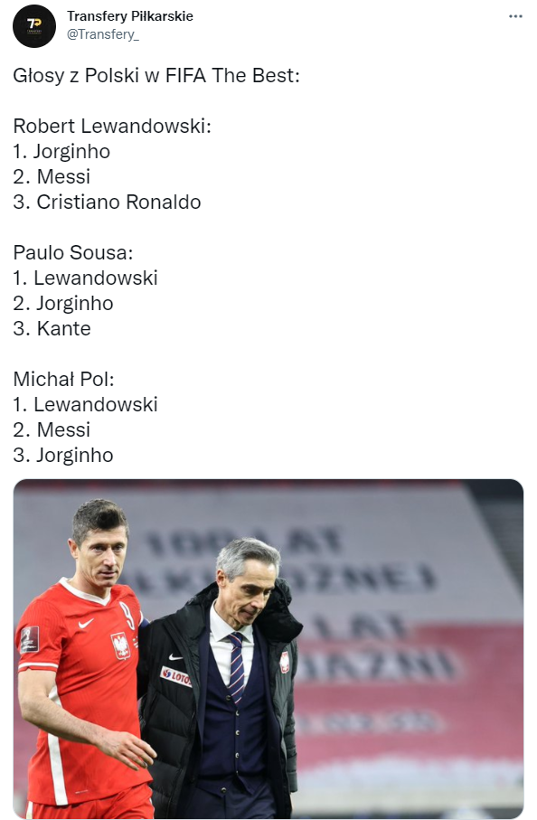GŁOSY Lewego, Paulo Sousy i Michała Pola w FIFA The Best!